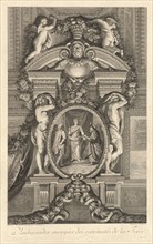 Ambassades envoyées des extrêmités de la Terre (Embassies Sent...) [pl. 15], published 1752. Creators: Jean-Baptiste Masse, Pierre Soubeyran.
