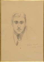 Portrait of Marcel Proust , 1891. Creator: Blanche, Jacques-Émile (1861-1942).