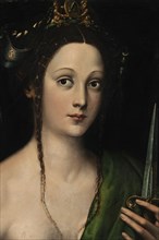 Lucretia, ca 1535-1540. Creator: Grazia (da Pistoia), Leonardo (1502-1548).