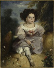 Léopoldine Hugo at the Age of 4, c. 1828. Creator: Boulanger, Louis Candide (1806-1867).