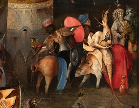 The Temptation of Saint Anthony (Triptych). Detail, c. 1500. Creator: Bosch, Hieronymus (c. 1450-1516).