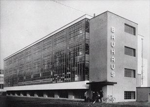 Bauhaus House, Dessau, 1926. Creator: Anonymous.