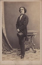 Portrait of the composer Josef Strauss (1827-1870). Creator: Schrank, Ludwig (1828-1905).