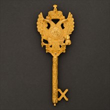 Chamberlain's Key at the Tsar's Nicholas I court, 1825-1835. Creator: Russian Applied Art.