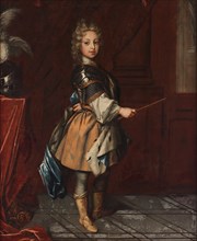 Portrait of Duke Charles Frederick of Holstein-Gottorp (1700-1739) as child. Creator: Krafft, David, von (1655-1724).