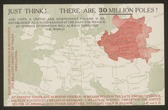Just think! There are 30 million Poles!, c. 1918. Creator: Anonymous.