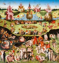 The Garden of Earthly Delights, c. 1500. Creator: Bosch, Hieronymus, (School)  .