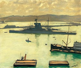 Le Croiseurs, effet de contre-jour, 1922. Creator: Marquet, Pierre-Albert (1875-1947).