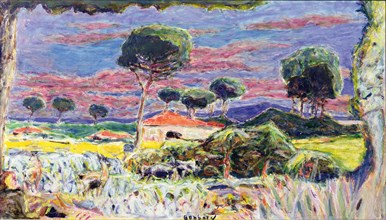 Landscape in the South (Paysage du Midi), 1939. Creator: Bonnard, Pierre (1867-1947).
