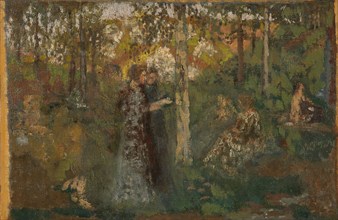 Jeunes femmes dans un sous bois , c. 1892-1893. Creator: Roussel, Ker-Xavier (1867-1944).