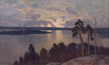 Midsummer Night, End of 19th-Early 20th cen.. Creator: Taube, Eugen (1860-1913).