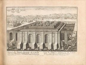 Solomon's Temple. From "Entwurff einer historischen Architektur", 1725. Creator: Fischer von Erlach, Johann Bernhard (1656-1723).