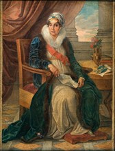 Portrait of Countess Catherine Petrovna Shuvalova (1743-1816), née Saltykova. Creator: Camuccini, Vincenzo (1771-1844).