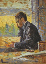 Portrait of Georges Tardif (1864-1933), c. 1890. Creator: Luce, Maximilien (1858-1941).