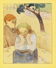 Les misères humaines, 1889. Creator: Gauguin, Paul Eugéne Henri (1848-1903).