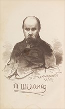 Portrait of the poet Taras Shevchenko (1814-1861), 1860. Creator: Mikeshin, Mikhail Osipovitsch (1835-1896).