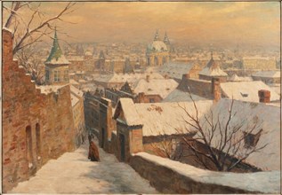Winter in Prague, 1941. Creator: Simon, Tavik Frantisek (1877-1942).