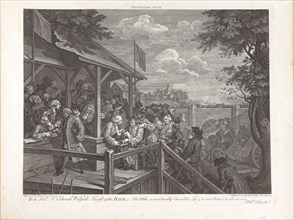 Four Prints of an Election: The Polling, Plate III, 1758. Creator: Hogarth, William (1697-1764).