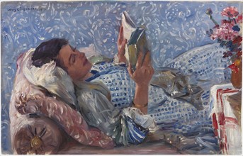 Reading woman, 1911. Creator: Corinth, Lovis (1858-1925).