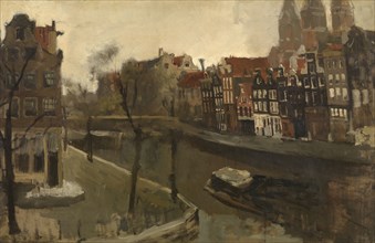 Prinsengracht in Amsterdam. Creator: Breitner, George Hendrik (1857-1923).