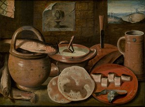 The Poor Man's Meal, 1599-1600. Creator: Flemish master.