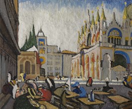San Marco from the Piazzetta, 1913. Creator: Schmalzigaug, Jules (1882-1917).