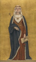 Joan (1200-1244), Countess of Flanders, daughter of Baldwin IX, Latin Emperor of Constantinople,1889 Creator: Vriendt, Albrecht de (1843-1900).