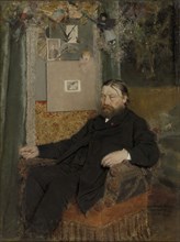 Portrait of the composer Peter Benoit (1834-1901), 1883. Creator: Van Beers, Jan (1852-1927).
