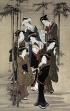 'The Seven Beauties', 18th century. Creator: Katsukawa, Shunsho (1725 - 1792).