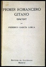 Cover of the 'First Romancero Gitano', 1924-1927, (1928) Creator: García Lorca, Federico (1898 - 1936).