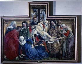 'The Descent from the Cross', 1435. Creator: Weyden, Rogier van der (1399 - 1464).