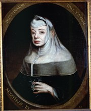 'Portrait of widow or nun', 17th century. Creator: Ruiz de la Iglésia, Francisco (1649-1704).