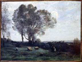 'Landscape',19th century. Creator: Corot, Camille (1796 - 1875).