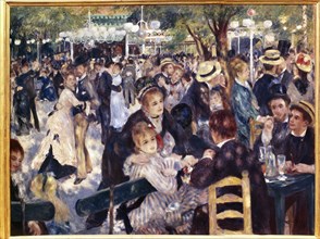 'Le Moulin de la Galette', 1876. Creator: Renoir, Pierre Auguste. (1841-1919).