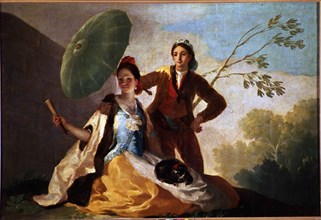 'El Quitasol', 19th century.. Creator: Goya y Lucientes  Francisco de (1746 - 1828).