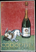 Advertising poster for Codorniu champagne, 1924. Creator: Llaverias i Labró, Joan. (1865-1938).