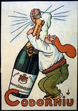 Poster advertising the champagne of the 'Codorniu' house, 1926. Creator: Cornet Palau, Gaietá. (1878 - 1945).