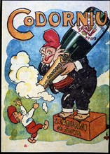 Poster advertising the champagne of the 'Codorniu' house, 1926. Creator: Cornet Palau, Gaietá. (1878 - 1945).