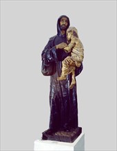'Sant Joan de Déu', sculpture, 19th century. Creator: Vallmitjana i Barbany, Agapit (1830-1905).