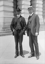 John Eversman, Newspaperman, Right, with Bascom Slemp, 1913. Creator: Harris & Ewing.