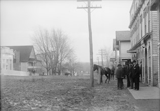 Feud - Scenes in Virginia Mountain Town at Trial After Feud, 1912 Creator: Harris & Ewing.