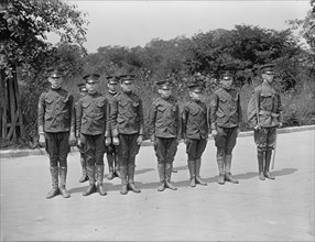 Junior American Guard, Drilling, 1917. Creator: Harris & Ewing.