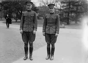 Maj. Gen. Peyton C. March, U.S.A., Chief of Staff, left, 1918. Creator: Harris & Ewing.