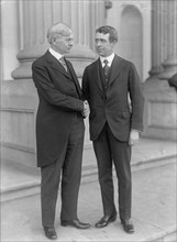 Thomas Riley Marshall, Vice President of The United States, (left), 1914. Creator: Harris & Ewing.