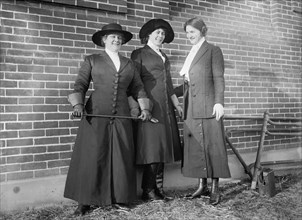Suffragists Mrs. R. M. McLennan and Mrs. R.C. Burleson, 1913. Creator: Harris & Ewing.