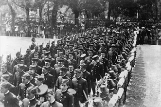 Cadets of Military Academy at Chapultepec, Mexico City, Mexico. 1913. Creator: Unknown.