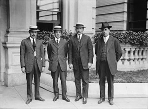 L.A. Peredo of Mexico, Jose Vasconcelos; Jose Urquide; Rafael Zubiran; Peredo, 1914. Creator: Harris & Ewing.
