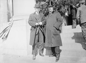 William Frederick Sapp, Lawyer, of Kansas - Right, in Silk Hat, 1913. Creator: Harris & Ewing.