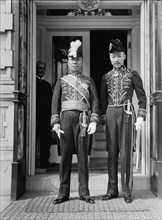 Kai Fu Shah, E.E. and M.P. from China, left, with Yuan, 1st Sec. of Leg, 1917.  Creator: Harris & Ewing.