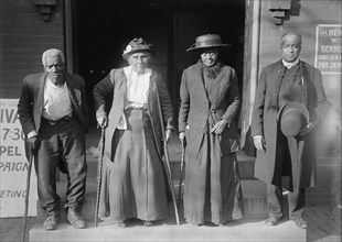 Slaves Reunion - Lewis Martin, Age 100; Martha Elizabeth Banks, Age 104; Amy Ware, Age 103..., 1917. Creator: Harris & Ewing.